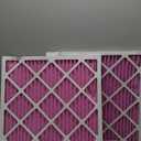 Colorfil 20x20x1 Air Filter (2-Pack) | Made in the USA | Color Changing | Remove Cat and Dog Odor | MERV 8 for Pet Hair Dander and Dust | 19.5"x19.5"x0.75" Exact Size