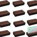 12 Pcs Place Card Holders for Table, Name Card Stands and Table Number Holders for Wedding Party Events Decoration (2.8 x 1.4 x 0.7 Inches)