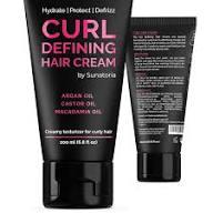 Curl Cream – Lightweight LeaveIn Curl Defining Cream for Curly & Wavy Hair, AntiFrizz Curl Activator with Macadamia & Argan Oil, Paraben & Sulfate Free, 6.8 fl oz