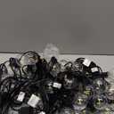 100FT LED Outdoor String Lights Patio Light with 52 Shatterproof G40 Dimmable Globe Bulb, 2-Pack 50FT Waterproof Outside Hanging String Light for Christmas Backyard Porch Balcony Gazebo Party