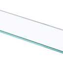 KES 24-Inch Bathroom Glass Shelf, 8mm Tempered Glass, Brushed Finish