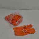 Peomeise 25pcs Orange Spandex Chair Sashes with Buckle Slider for Wedding, Party Decoration