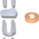 Nostril Retainer Rhinoplasty + Micropore Surgical Tape | Nostril Shaping After Nose Surgery | Nose Shaper Device Made of 100% Medical Silicone (- 7 -)