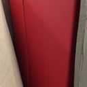 Rubbermaid Commercial Products Slim Jim Trash/Garbage Can with Venting Channels, 23-Gallon, Red, for Kitchen/Office/Workspace