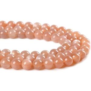Premium Gemstone Beads for Jewelry Making Precious Natural Stone Beads Wholesale 2 Strands AAA Grade Sunstone Beads 10mm
