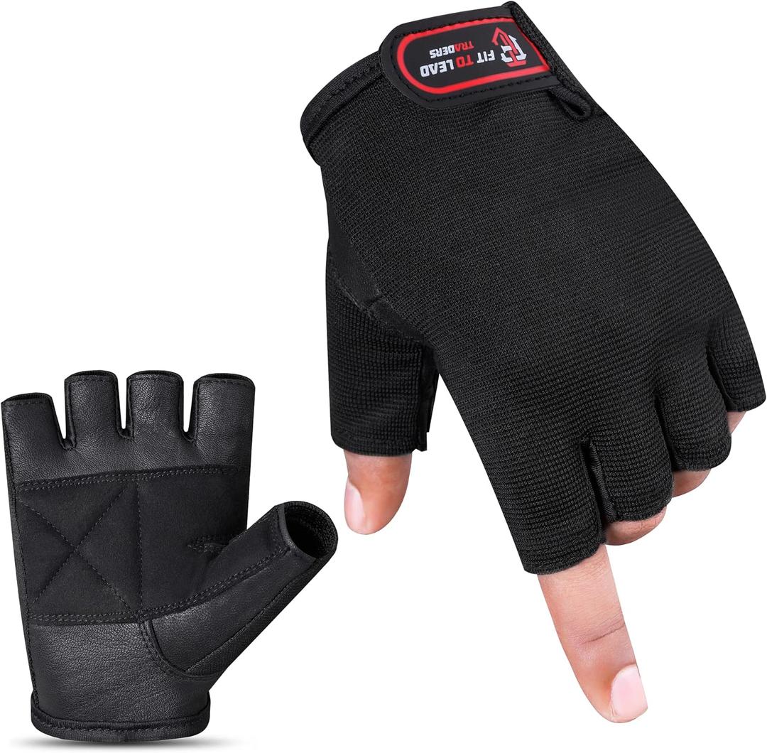 Weight Lifting Gloves with Wrist Wrap Support for Men & Women, Workout Gloves for Gym Training, Full Palm Protection, Anti-Slip Grip & Fitness Support, Small