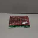 AQOTHES Pack of 2 Christmas Plaid Decorative Throw Pillow Covers Scottish Tartan Cushion Case for Farmhouse Home Holiday Decor Red and Green, 20 x 20 Inches