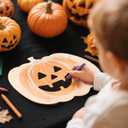 24PCS 11 Inches Wooden Pumpkin Cutouts Unfinished Blank Pumpkin Wood Craft Cutout Shape Cutout for Halloween Fall Thanksgiving Party DIY Craft Decoration Supplies (24)