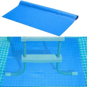 36" X 36" Above Ground Pool Ladder Mat, Swimming Protective Nonslip Step Pad with Texture, Pool Essentials Accessories for Floor Liners and Stairs, Blue 36" X 36" Above Ground Pool Ladder Mat, Swimming Protective Nonslip Step Pad with Texture, Pool Essentials Accessories for Floor Liners and Stairs, Blue