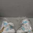 Sitanflex Snowflake Adjustable Ice Skates for Girls, Kids Ice Skates for Toddlers Youths, Beginner Ice Skating Shoes for Outdoor and Rink, Warm Lining and Reinforced Ankle Support, White Small