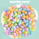 JOYIN 3.15" Pastel Easter Eggs, 100PCS Large Plastic Eggs, Empty Colorful Fillable Eggshells for Easter Hunt, Party Favor, Basket Stuffers Filler, Classroom Prize Supplies