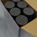 Comfyanno Under Door Draft Stopper - Bottom Door Gap Filler & Seal - Windproof Door Cover - Fits 30” to 36” Door - Block Noise, Sound, Bugs, Cold Air, Wind - Easy Install Draft Blocker - Black 6 Count