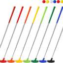 Hiboom 8 Pack Golf Putter Bulk Putter for Left and Right Handed Golfers with 8 Practice Golf Balls (35 Inch, Multi Color)