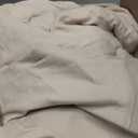 Beige Boho Comforter King Size, 3 Piece Soft Light Khaki Modern Bedding Set & Collections, Lightweight All Season Bed Quilt Blanket with 2 Pillow Shams for Women Men (Wheat)