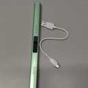 SUPRUS Electric Lighter Arc Windproof Flameless USB Rechargeable Lighter with Safety Lock for Candle BBQ Camping (Green)