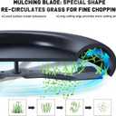 Grasscool HRR2169VKA Mulching Blades for Honda HRR216 HRR2169VYA HRR216VKA HRR216k10VKAA HRR216k9VKAA HRN216 HRX217 21" Walk-Behind Mower Replace 72511-VL0-S00 72531-VH7-000 72511-VH7-000