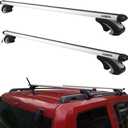 Aero Aluminum Universal 56'' Roof Rack Cross Bars, Existing Raised Side Rail with Gap -200 lbs Load Capacity