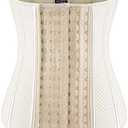 ECOWALSON Waist Trainer for Women Corset Cincher Body Shaper Girdle Trimmer with Steel Bones Extender, L