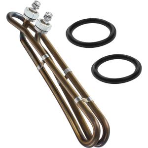 Ximoon Flo-Thru Hot Tub Heater Element 4KW 240V with Mounting Hardware Replacement for Balboa Spa Heater Element Hot Tub, Applicable in Spas Electric Heaters Or Swimming Pools (10 inch) (4000W)