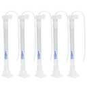 Marsrut 5pcs Under Gravel Filter Aquarium Uplift Tube, Undergravel Bottom Filters for Fish Tanks Water Cleaner Small Board Air Clean System Freshwater Saltwater, Clear Tubing Accessory Kit