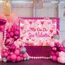 Feliz Da De San Valentn Backdrop 7x5FT Spain Happy Valentines Day Photography Background Feliz Da De San Valentin Party Decorations Supplies Photo Props