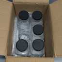 Andemi 16 oz Glass Juice Bottles with Lids, 6-Pack Reusable Juice Containers, Water Bottles, Glass Drink Jars for Juicing, Smoothies, Kombucha, Ginger, Milk