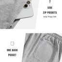 NORTHYARD Men's 7" Athletic Running Shorts with Zipper Pockets Quick Dry Lightweight Workout Gym Short (Gray, XL)