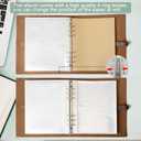 Photo Album 4x6 200 Photos, Genuine Leather Albums Page Refillable with 30 Pieces Writing Paper, Best Gift for Travel Wedding Kids Graduation Baby Picture Album Scrapbook