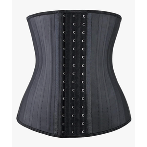 YIANNA Waist Trainer for Women Latex Underbust Waist Cincher Corset Sport Girdle Hourglass Body Shaper, XS