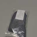 Pure Cashmere Women Men Unisex Ankle Short Causal Thick Socks, Smooth Toes and Heel Sewed by Handwork (5-10 Short, Black)