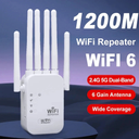 2.4G/5G Dual Band WiFi Repeater 1200Mbps 300Mbps Range Extender Signal Booster