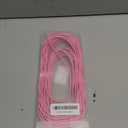 PerkHomy Bungee Shock Cord Rope Marine Grade Heavy Duty Polyester Bungie Elastic Stretch String for Kayak Strap Tarp Tie Down Canopy Boating Camping Tent Crafting Patio Pink-1/4 x 25'