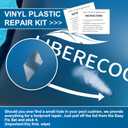 LIBERECOO 10FT Round Pool Cover Pillows for Above-Ground Swimming Pools, 0.4mm Extra Durable Long-Lasting Inflatable Winter Pool Pillows,Ropes Included