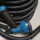 Garden Hose 100FT Non-Expanding Lightweight Flexible（Black）
