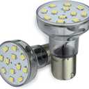 LLB115612CWLN2 2 Pack Light Bulb Rv 1156 1141 1383 2.1 Watt Cool White Long LL-B1156-12CW-LN-2