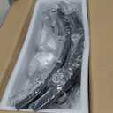 Wagon Wheel Chandelier 32" 12-Light, Round Black Chandeliers Farmhouse Modern Wagon Wheel Light Fixtures, for High Ceiling Dining Living Room, Foyer, Entryway