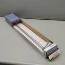 Moen Preston Collection Chrome 24-Inch Single Bathroom Towel Bar, Wall Mounted Hanger for Bath or Kitchen, DN8424CH