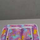 Lusso Gear Kids Airplane Tray Cover with Pockets - Portable Organizer Travel Essentials - Foldable & Functional Design for Travel Toys - Airplane Tray Table Organizer & Tablet Holder - Unicorn Pattern