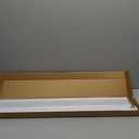 Lazblinds No Drill TDBU Cellular Shades, 27.5" W x 64" H, White