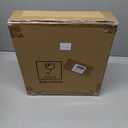 Tandefio 2 Pack 12'' x 12'' Black Flush Mount Shed Window with Tempered Glass Household Windows with Screws for Chicken Coop Sheds Barns Playhouse