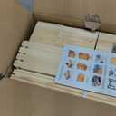 MayBee 20 Pack Honey Bee Frames with 100% Beeswax Coated Food Grade Foundation Sheets, Complete Unassembled Deep Beehive Frames and Foundations