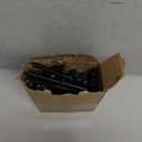 #14 x 4 Wood Structural Screws 50 Pcs, Exterior Hex-Head Lag Screws, Black Heavy Duty Construction Timber Log Landscaping Wood Screws, 5/16 Hex Socket Included