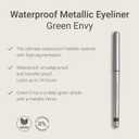 Sandstone Scandinavia Hypoallergenic Waterproof Metallic Eyeliner Pencil – Green – Fragrance-Free, Vegan – Smudge-Proof Eye Liner for Sensitive Eyes