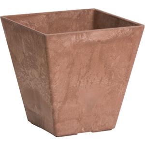 Novelty Artstone 35069 Ella Square Planter, Rust 6"