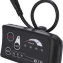 ‌S810 Bike Computer Display - 36V/48V Water Proof Cycling Meter with Speed Tracking for JN Controller & Pasion E-Bikes,22.2mm Handlebar Mount