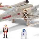 STAR WARS 5-Inch X-Wing Starfighter Vehicle with Luke Skywalker & R2-D2 Micro Figures