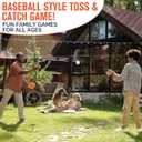 Wedopro Toss and Catch Ball Game, Kids Toddler Baseball Glove & Catch Ball Toys, Kids Outdoor Games for Family, Toys for Beach Pool Yard Outside, Birthday Gift for Ages 3 4 5 6 7 8-12 (Brown 4 Pcak)