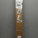 LazBlinds No Drill Cordless Cellular Shades, 34" W × 48" H, Silver White