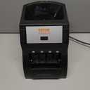 VEVOR Coin Sorter, Coin Sorter and Wrapper Machine with 4 Larger Coin Tubes, Sorts USD Coin 1 5 10 25, up to 230 Coins/min, Black