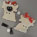 Highland Cow Vent Clip, 2 Pcs Cute Cow Car Air Fresheners Vent Clips, Funny Home Decoration Car Decoration Car Air Freshener